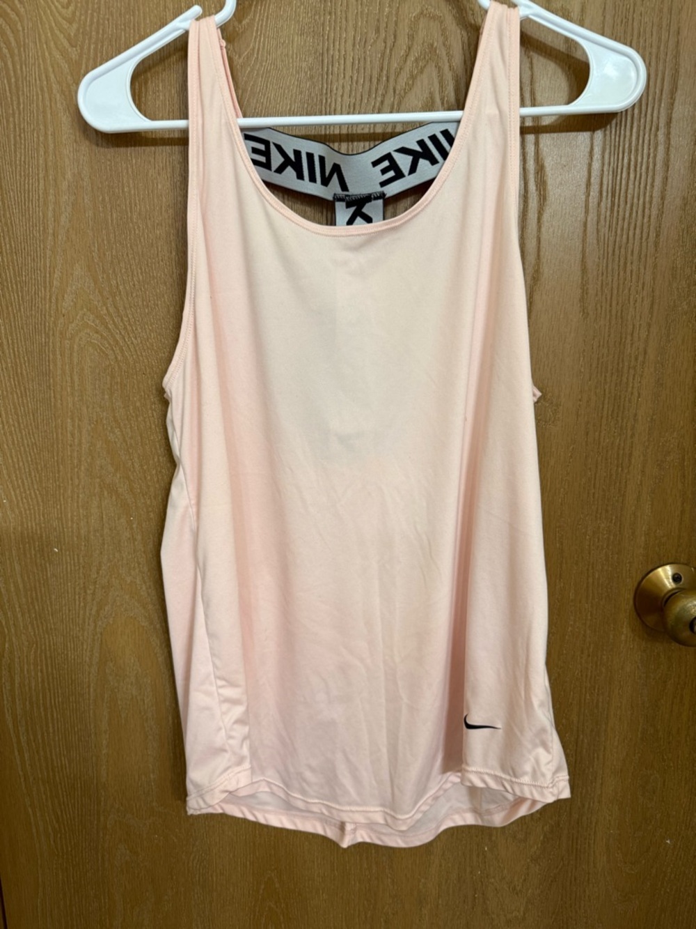 Nike Women's Pale Pink Athletic Tank Top